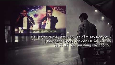 CHẠY | GDUCKY - TEZ  ( Chạy Trốn Mặt Trời ) | Team KARIK - RAP VIỆT(Official Lyric Video)