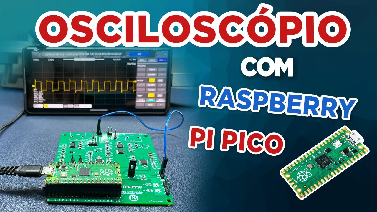 Construa seu osciloscópio com Raspberry Pico DIY! - YouTube