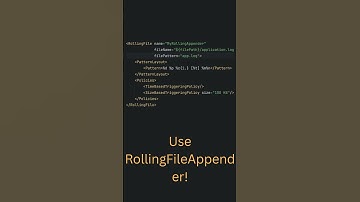 Why Use Rolling File Appender in Java Logging #log4j2 #coding #javalogging #log4j2 #log4j #spring
