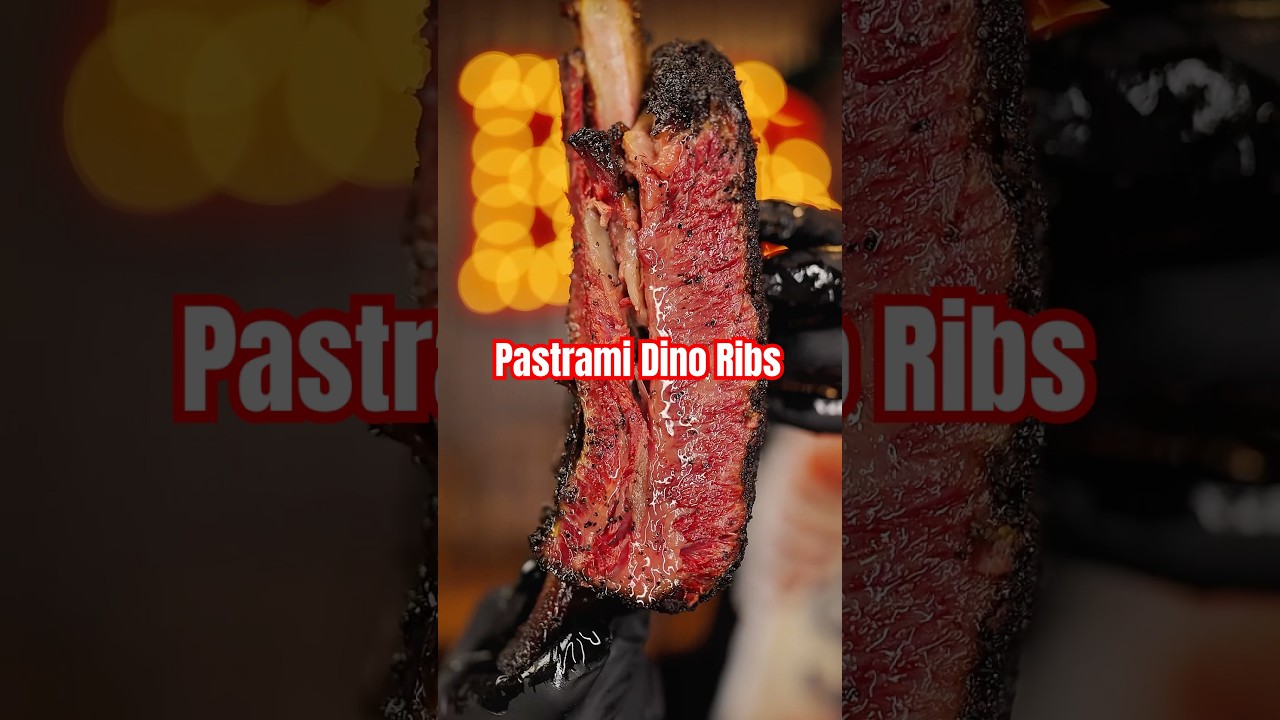 Pastrami Dino Ribs on the new @mmbbqcompany Texas Smoke King #pastrami #beefribs #offsetsmoker