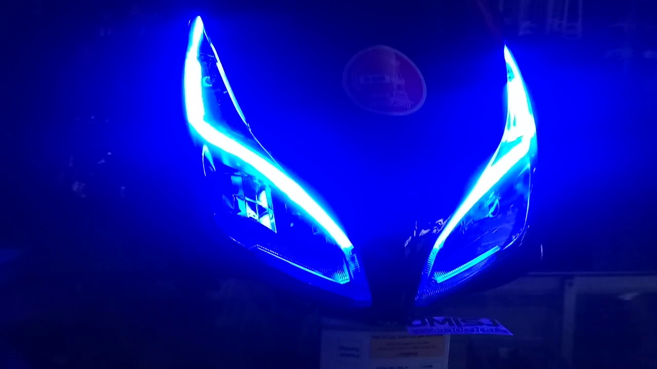 Honda Vario 110 Led Dengan Tambahan Drl Alis Dua Warna