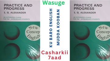 Practice and progress lesson 7 ||Af-Soomaali