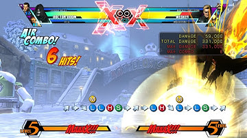 UMVC3 Combo - Dr.Doom Mid screen 1M+