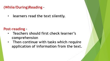 Teaching  #Reading  by Mr Samir Bounab