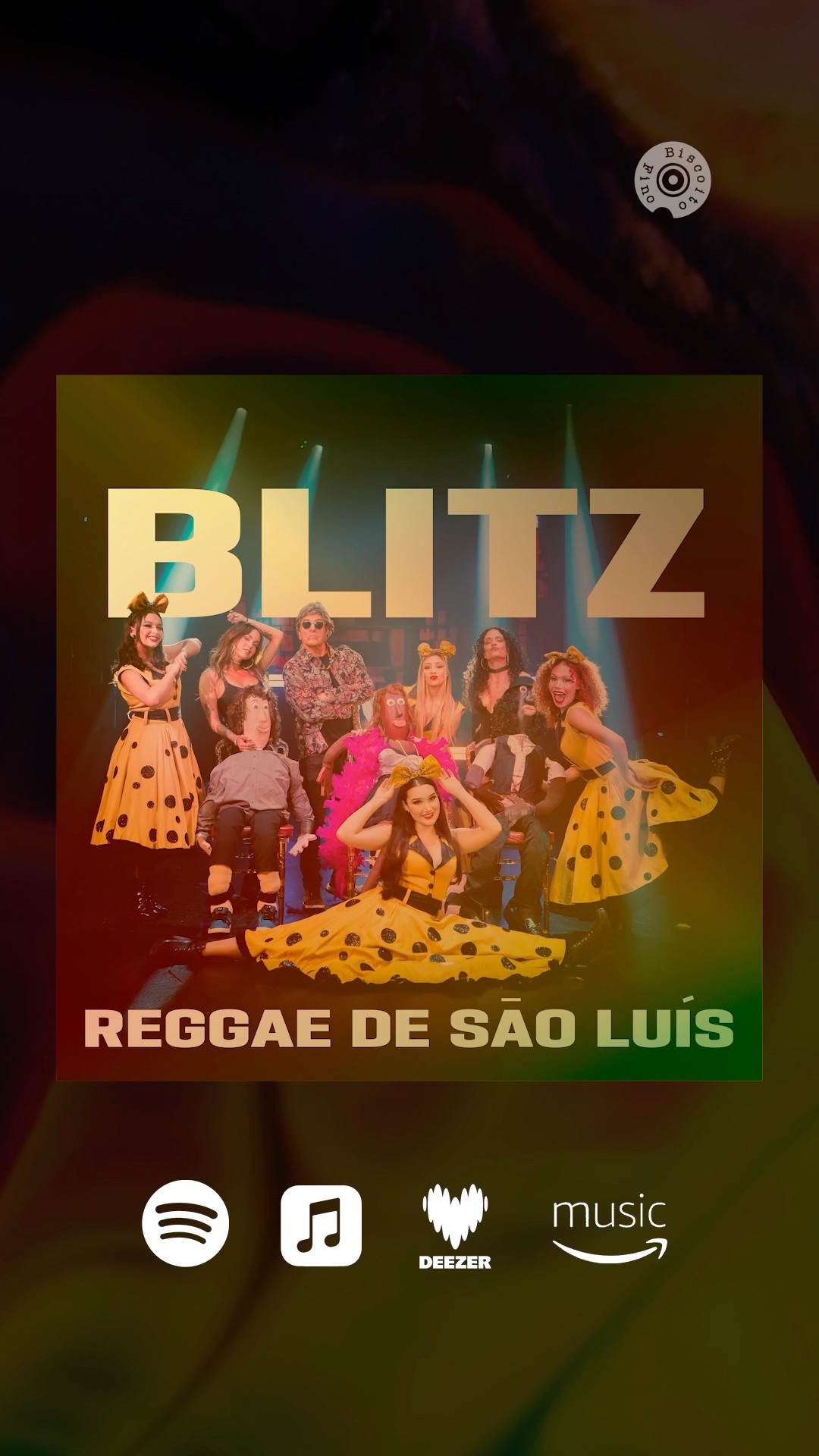 ?? ?Hoje à meia-noite é o lançamento de “Reggae de São Luís”, o novo single da ​⁠@BlitzOficial