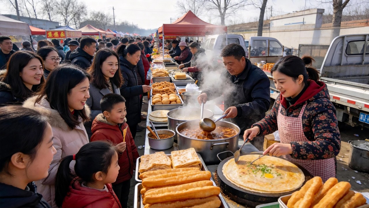 Beijing’s Massive Outdoor Market 🇨🇳 Endless Chinese Street Food