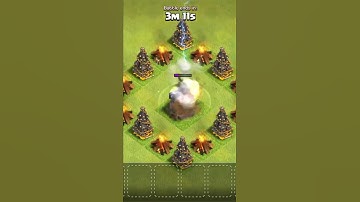 Level-5 Roaster vs Max Lightning spell | How many spells it take to destroy it 😁😎#shorts