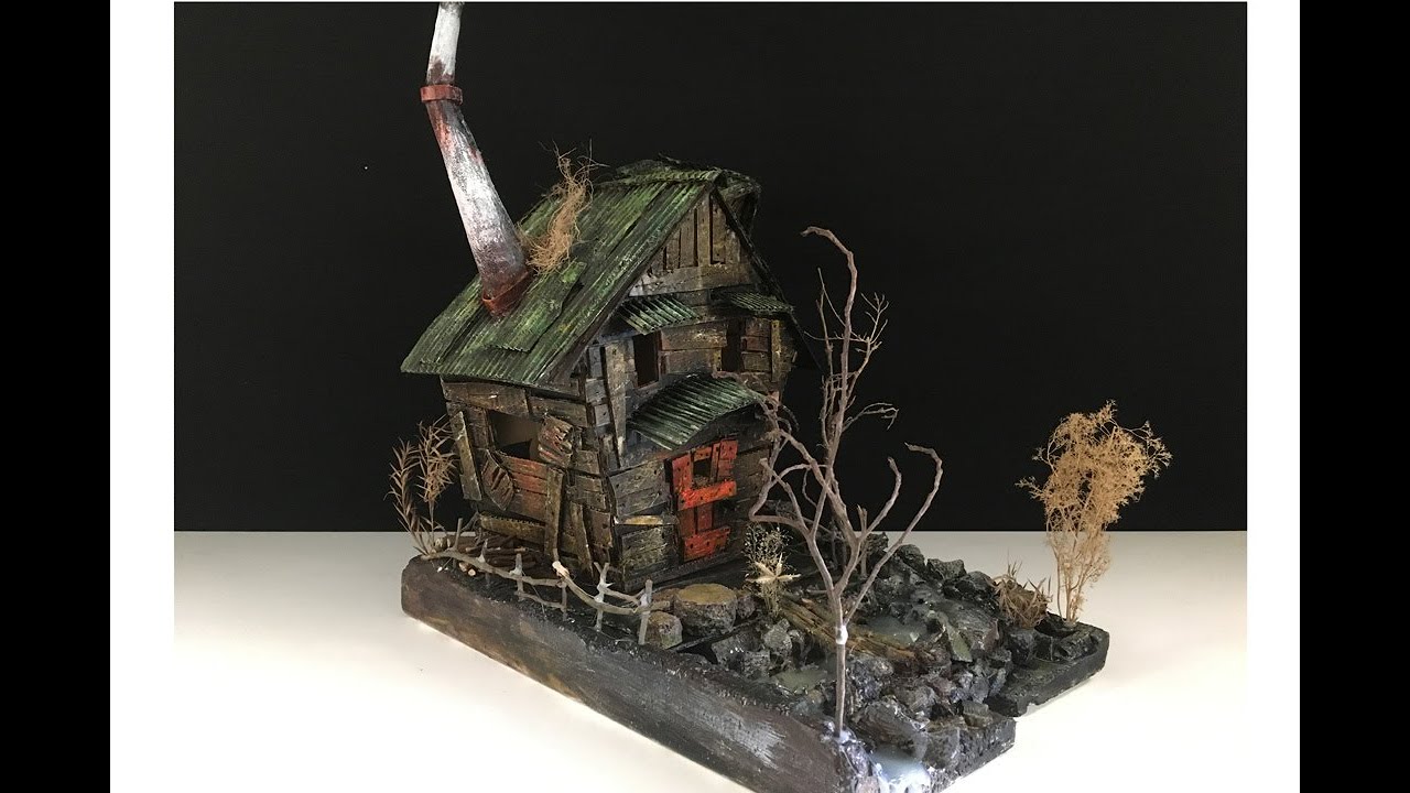 DIY Witch House/Haunted House Using Recycled Cardboard!