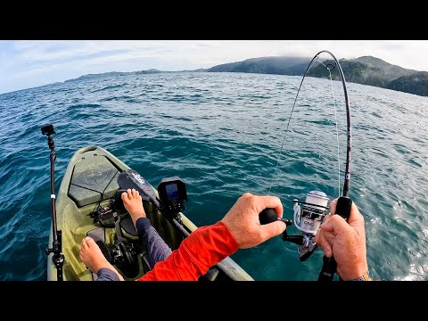 Offshore Kayak Fishing a Remote Coast (CATCH CLEAN COOK) Multi-Species Slayfest in Panama