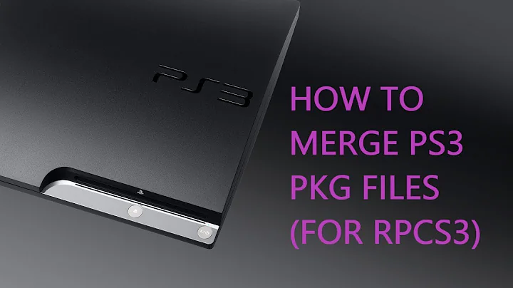 How To Merge PS3 PKG Files (For RPCS3)