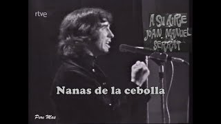 Joan Manuel #Serrat   Nanas de la cebolla   A su aire 1974