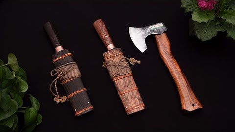 Bộ 3 món Mèo Mun, Mèo Cẩm Chỉ và Rìu R04N - Hàng Chuẩn Của HTX Dao Phúc Sen