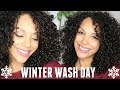 DETAILED WINTER WASH AND GO FOR FINE CURLY HAIR | DISCOCURLSTV