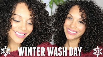 DETAILED WINTER WASH AND GO FOR FINE CURLY HAIR | DISCOCURLSTV