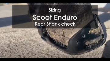 Sizing Scoot Enduro - Rear Shank check