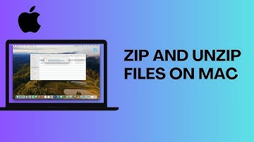 How to Zip and Unzip Files in Mac