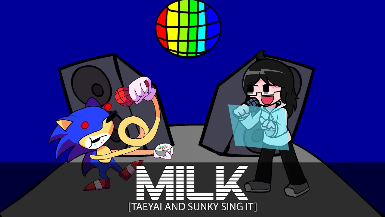 Milk FNF but Sunky is Mad (And I added stuff) - BiliBili