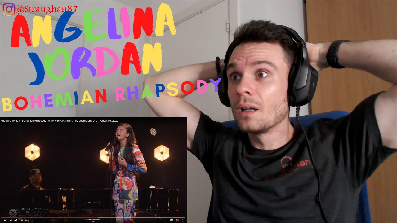 REACTING TO Angelina Jordan - Bohemian Rhapsody