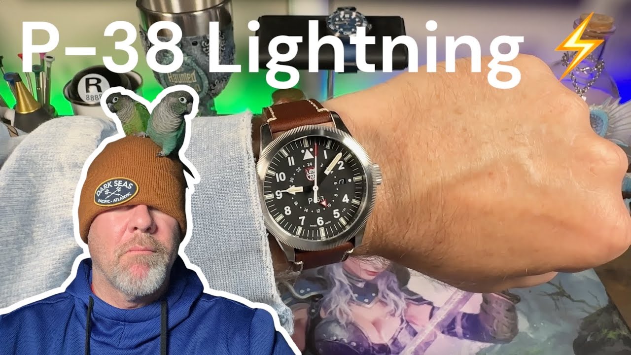 Luminox Air Pilot P-38 LIGHTNING 42mm watch XA.9521 w “Finley 