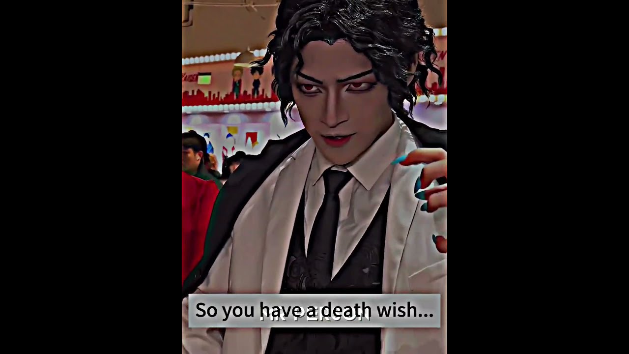 Muzan Got 7 Heart Attacks Anime Cosplay Kimetsunoyaiba