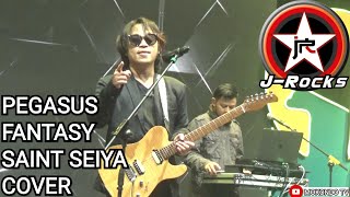 Aksi Brutal J-Rocks Cover Lagu Saint Seiya Pegasus Fantasy Di Acara Allo Bank Food Festival 2022