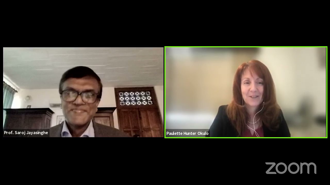 In Conversation Webinar on "Providing Science Advice to Governments: Lessons from a Pandemic"