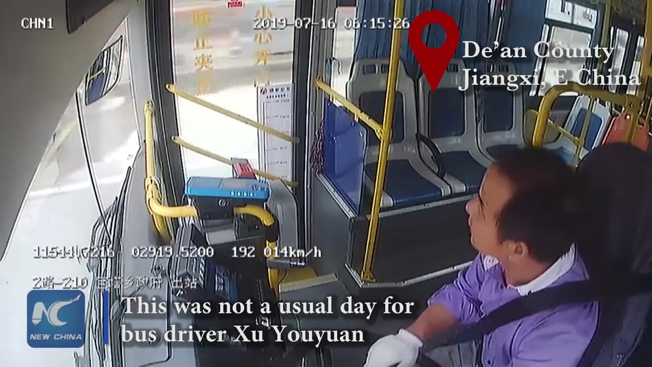 tv kanalları Everyday hero: bus driver puts out fire in 2 minutes