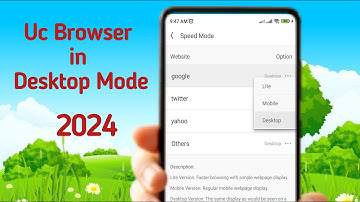 UC Browser Desktop Mode on Mobile 2024: Easy Step-by-Step Guide