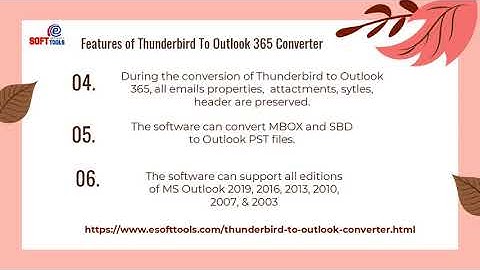MIGRATE THUNDERBIRD TO OUTLOOK 365
