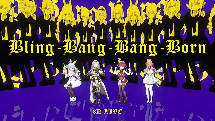 3D LIVE【白銀ノエル】bling-bang-bang-born / Creepy Nuts 歌詞付き 2024/08/12