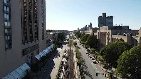 Boston University Commonwealth Avenue Drone Footage