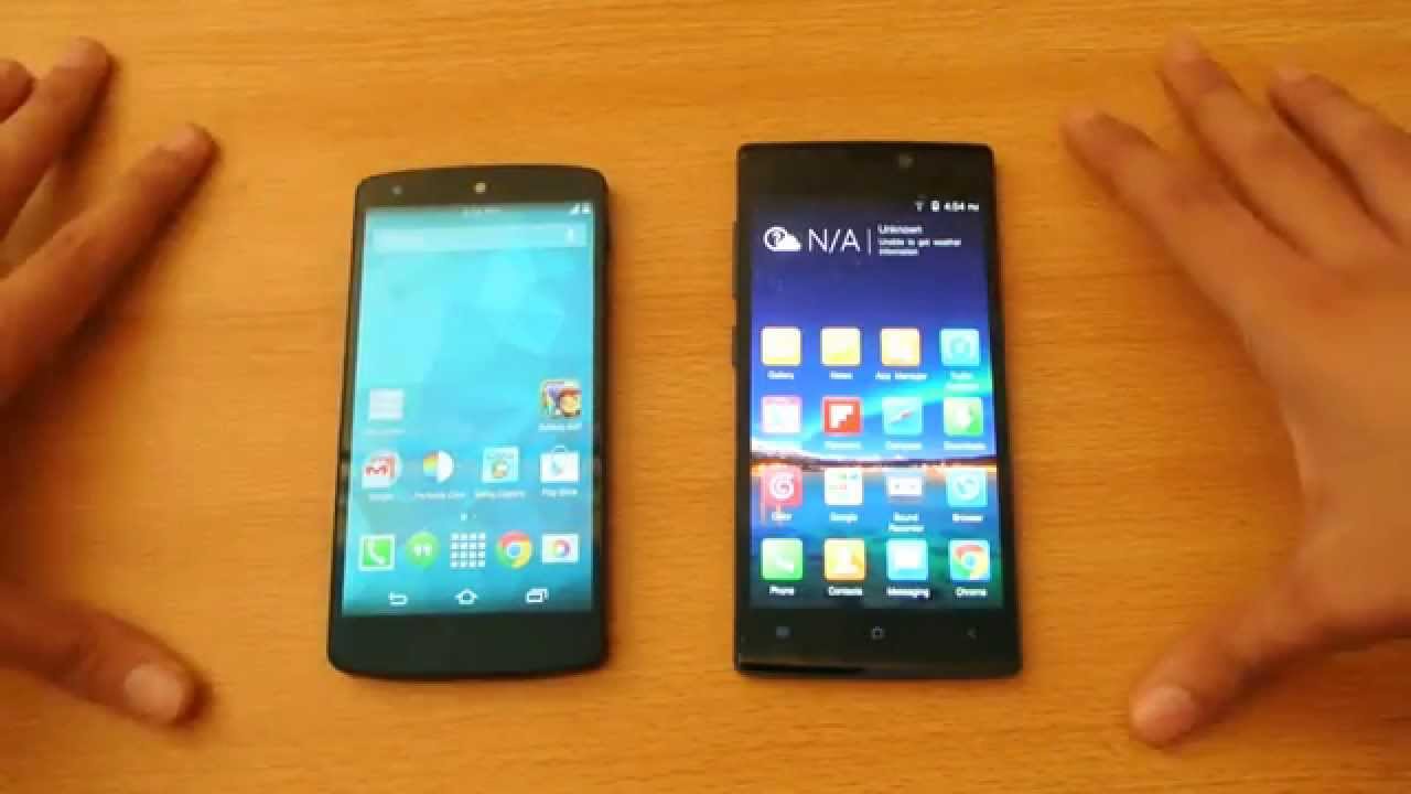 Google Nexus 5 vs Qmobile Noir Z6/Gionee Elife S5.5 - Review HD