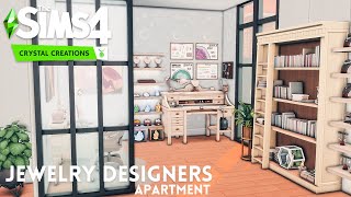 Jewelry Designers Apartment 💍| The Sims 4 Crystal Creations ✨