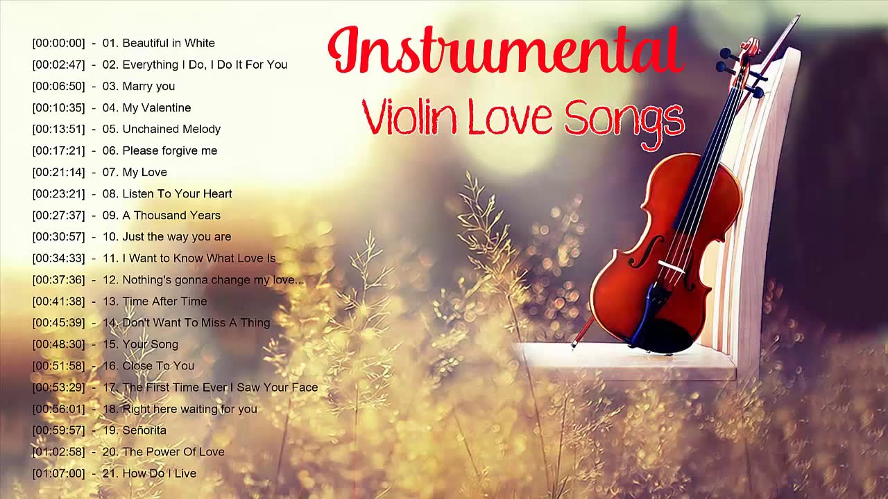 Opm Love Songs Instrumental Violin 2019 - Romantic Violin Instrumental