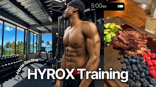 SUNDAY RESET | Hyrox Training Routine At Home, Cardio, Gym, Grocery Shopping