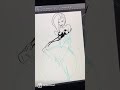 Poison Ivy Art Process: Sketch to Color 🌿
