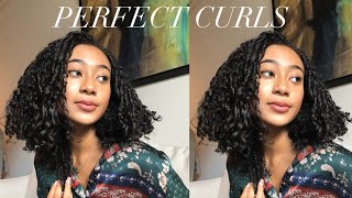 TRANSITIONING CURLY HAIR ROUTINE 3B/3C || DEFINED CURLS