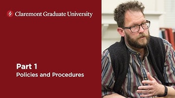 The Advisee-Advisor Relationship - 01. Policies and Procedures