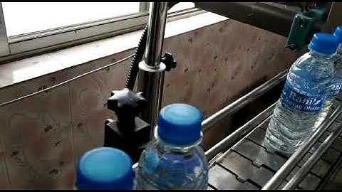 Batch Coding Machine Working video. Water bottles date printing machine Video