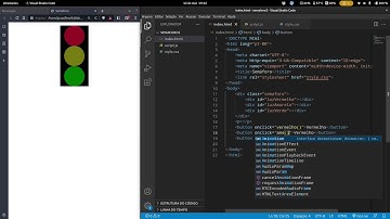 Semáforo em html, js e css (simplificado)