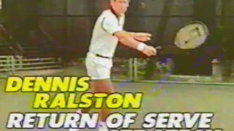 Dennis Ralston: return of serve strategy (Jack Kramer tennis lessons)