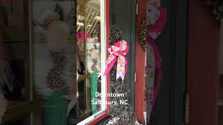 Downtown Salisbury NC Tour | Local Shops, History & Small Town Charm