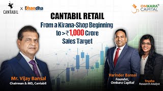 DHANDHA: Cantabil Retail India Ltd Business Analysis | From Kirana Shop to ₹1,000+ Cr Sales Target
