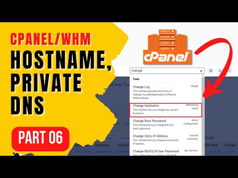 How to Change cPanel Hostname | Private Nameservers - Make Money Online Course Part 6