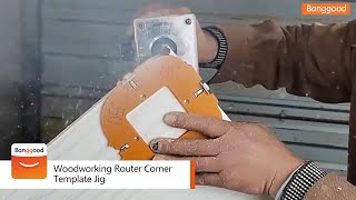 Woodworking Router Corner Template Jig - Shop on Banggood