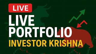 🔴LIVE Stock Market Portfolio | My Investments + Shares Fundamentals Explained (9:15 AM - 3:30PM)