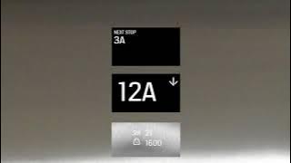 [ANIMATED] KONE Minispace Lifts / Elevators at Gajah Mada Tower, Jakarta (w/Destination)