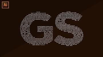 How To Create a "Text Inside Text" Typography Effect in Adobe Illustrator Tutorial