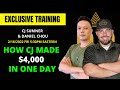 How he made 4000 in one day  daniel chou  cj sumner