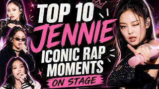 Top 10 Jennie Iconic Rap Moments On Stage That Hit Different 🔥👑